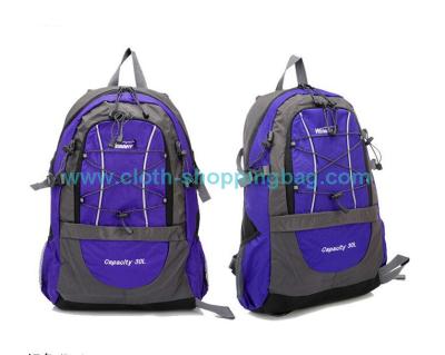 China Purple Wear - resistant middle size mountain climbing bags for sale