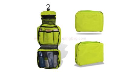 China Promotional polyester travel storage bag with Self-fabric handle strap for easy carrying for sale