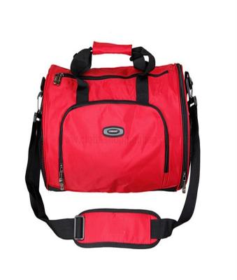 China middle size Eco - friendly camping Nylon shoulder Bag Red for travel agency for sale