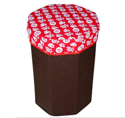 China Promotional portable non - woven fabric storage box bag functional chair for sale