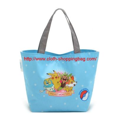 China Processing  various 600D oxford monster pattern cloth shopping bag for Halloween for sale