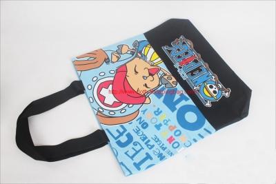 China ODM various cartoon pattern cloth shopping bag with Shoulder straps for Specialist packers for sale