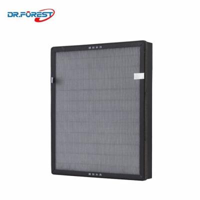 China Hotels Cardboard Box Activated Carbon Air Cleaner Pre Filter for sale