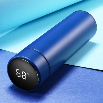 China Sustainable Friendly Double Wall Stainless Steel Smart Water Bottle With Temperature Display Function for sale