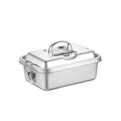 China Freshness Preservation Design 304 Double Layer Stainless Steel Bento Box Thermal Flip Open Lid Insulated Stainless Lunch Box New For School for sale