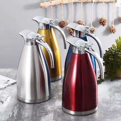 China WITH LID hot sale 1.0L insulated stainless steel double wall thermos coffee pot jug flask for sale