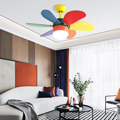 China Amazon Hot Selling Modern Ceiling Fan Lamp Modern Living Room Bedroom Decorative Ceiling Fan Lights With Remote Control for sale