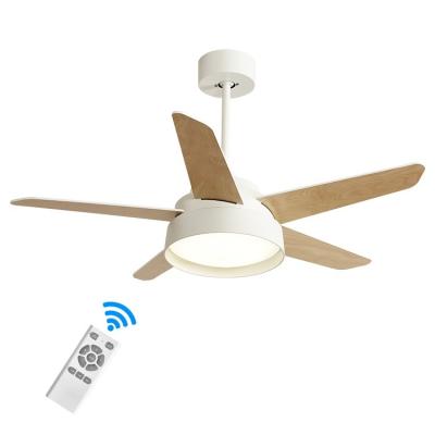 China Modern High Quality Variable Silent Frequency Motor Remote Control DC Ceiling Fan Led Light for sale