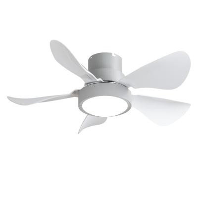 China Remote Control Antique Style 32 Inch Abanico De Techo Retros Ceiling Fan 5 ABS Modern Blades With Light for sale