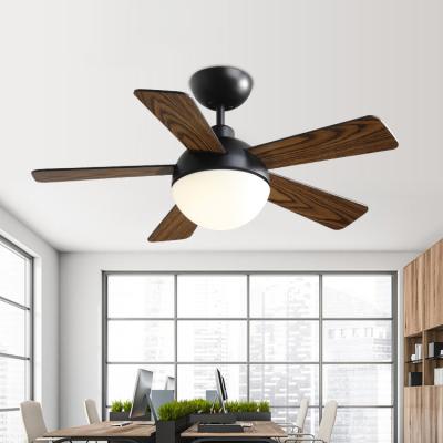 China Modern Morden Home Decor 5 Ply Wood DC Motor 24W Remote Control 52inch Led Ceiling Fan With Light for sale