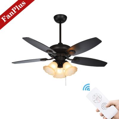 China Classic hina high quality luxury luxury decorative ceiling fan with lamp for sale