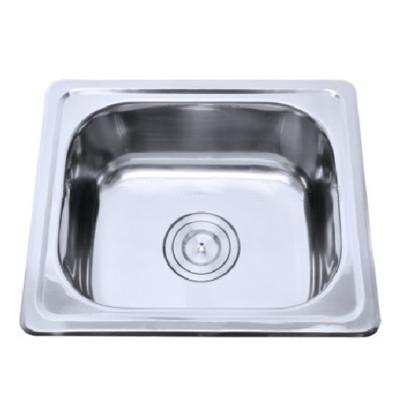 China Without Single Tap 46x40x17 Topmount 304 Caravan Stainless Steel Kitchen Sink RV Small Retangular Bar Sink for sale