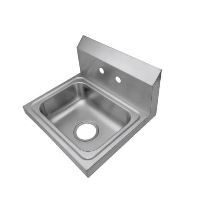 China Without Faucet Small Hand Wash Sink Hand Down Stainless Steel Commercial Hand Sink for sale