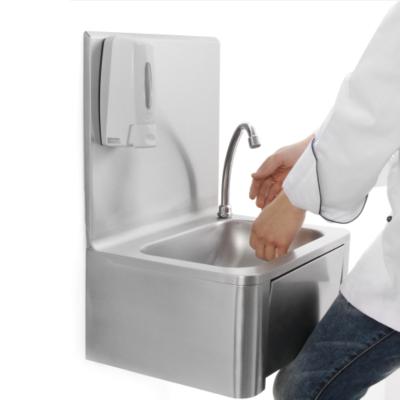 China Industrial Commercial Hand Wash Sink For Commercial Use, Stainless Steel Hand Sink Knee Operated Hand Sink For Industrial for sale