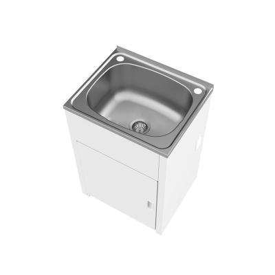 China Eco - Friendly Stainless Steel Laundry Sink Cabinet Laundry Tub for sale