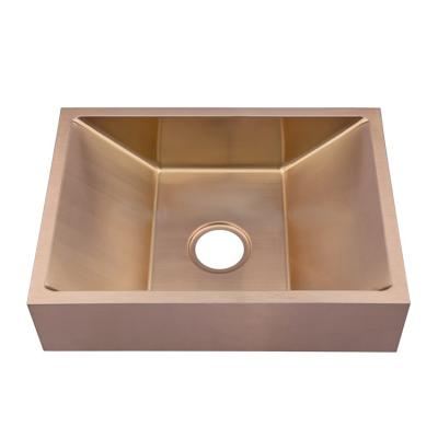 China PVD Modern Copper Brass Gold Plated Bathroom Vessel Sink, Commercial Handmade Stainless Steel Lavatory Sink For Hotel for sale