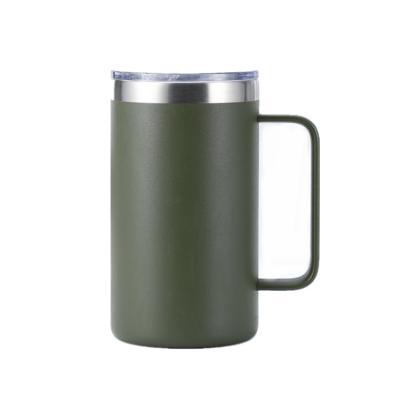 China Sustainable 12oz 14oz Vacuum Insulated Thermo Coffee Mugs Stainless Steel 24oz Travel Mugs With Logo for sale