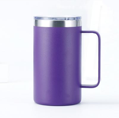 China Sustainable Eco Friendly Custom Wine Double Walled Thermo Tumblers Insulated Coffee Mugs With Logo for sale