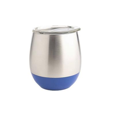 China Sustainable Modern Simplicity Metal 8oz Stainless Steel Wine Tumbler Small Double Wall Mugs Insulated for sale