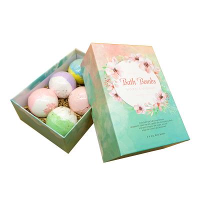 China OEM Natural Private Label Essential Oil Salts Eco Friendly Organic All Natur Ingredient Christmas Bathbombs Gift Set Bath Bomb Large for sale