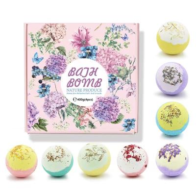 China Salts Essential Oil Natural Best Selling Premium Essential Oil Plastic Packaging Private Label Wholesale Organic Bath Fizzer Bath Bombs Gift Set Supplies for sale