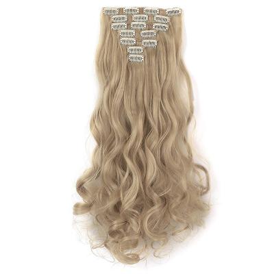 China U-Tip Hair China Manufacturer Factory Prices Synthetic Wavy Long Hair Piece Wigs for sale