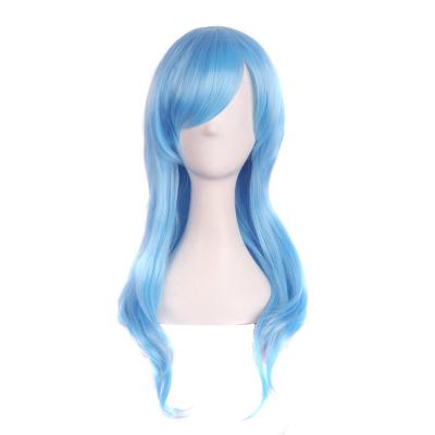 China Hot Selling High Quality Long Style Medium Wavy Silky Straight Wave Synthetic Wig f\for Lady for sale