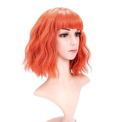 China Factory Sale China Silky Straight Wave Hair Synthetic Wigs Mixed Short Hair Curly Wavy Synthetic Wigs for sale