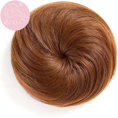 China Synthetic Hair Fiber Hair Extension Bun Hair Bun Wig Hair Piece (4# - Dark Brown) for sale