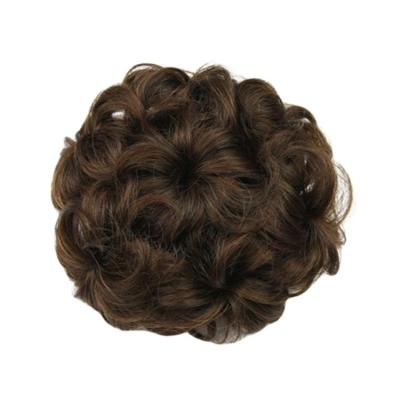 China 100% synthetic hair best selling fashion and beautiful bun hair pieces bun for sale