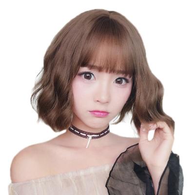 China Body Wave Style Swinger Curl Synthetic Short Wigs for sale