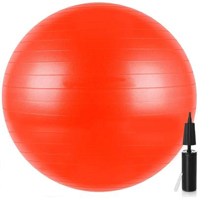 China PVC Gym Exercise Fitness Workout Yoga Fit Pilates Gym Ball 65cm 75cm For Sale Customized Color for sale