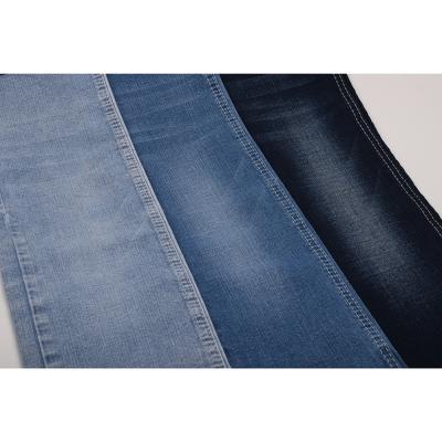 China High Poly Cotton Spandex Jeans Fabrics Breathable Dark Blue Customized Flexibility Denim Fabric Jeans for sale