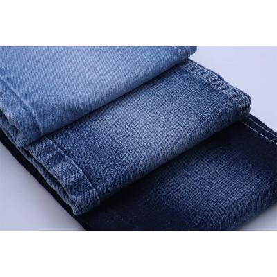 China Good Factory Sale Indigo Hot Ready Selling Dark Fabrics 98% Stretch Twill Denim Fabric 98% Cotton 2%Spandex Azul 10.5oz Dark Jeans Fabric Shrink-Resistant Fabrics for sale