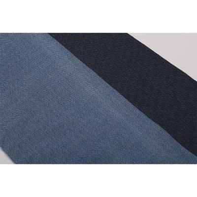 China Good Quality Low Price 4oz Breathable Fake Knitted Satin Denim Fabric 100%Cotton Azul Rigid Deep Denim Fabric For T Shirt Skirt for sale