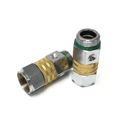 China Fine workmanship/anti rust Copper metal water connection quick connector water gun pipe quick connector joint for sale