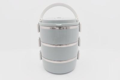 China 0.7L Superior quality multilayers food container stainless steel collapsible children lunch box for sale