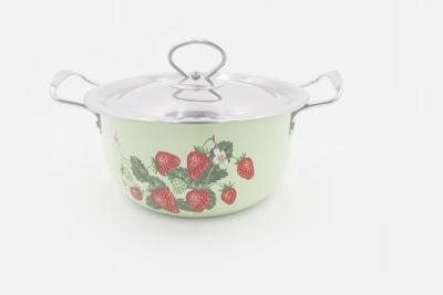 China 6pcs Wholesale classic cookware set SS cooking pots multi color stock pot with cover Te koop