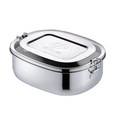 China 17cm Multifunction workers food container with handle 304 stainless steel students keep food hot bento lunch box for sale