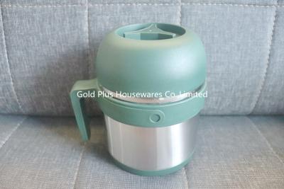 China 1500ml Tableware leak proof portable stainless steel vacuum insulated lunch box green color i for sale