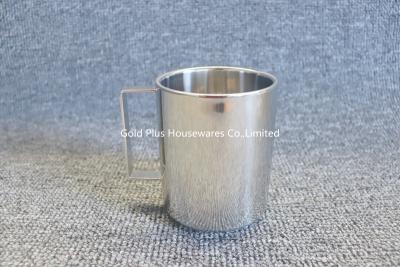 China Home and hotel stainless steel office cups custom wholesale 400ml japanese style vintage cafe cups with handle for sale