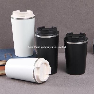 China Superior quality 304 stainless steel keep warm coffee cup with delicated lid portable vacuum flask travel mug for sale