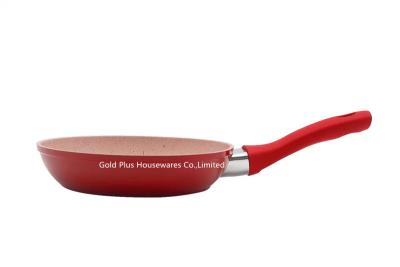 Cina PFOA free frying pan set non-stick pan eggs pasta frying pan colored delicate aluminum cheap cookware wok pan in vendita