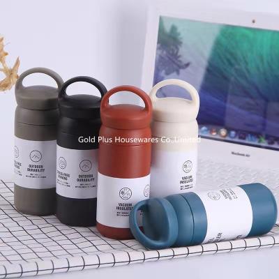 China Creative fancy luxury straight water tumblers 350ml hot selling travel tumbler coffee mug customized car vacuum flask for sale