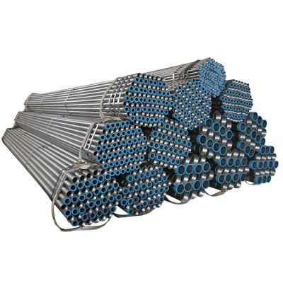 China Liquid Pipe DN65 DN80 Pre Galvanized Round Steel Pipe GI Tube Pcs Per Ton for sale