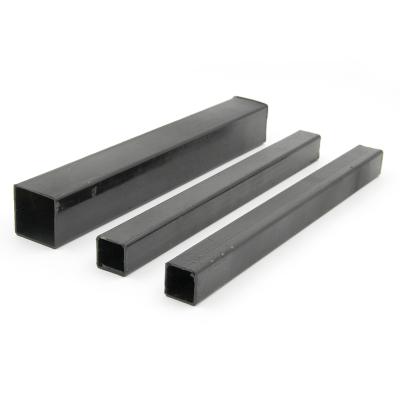 China Liquid Black Rectangular Pipe 0.8mm Steel Pipe Hollow Section Pipe Price for sale