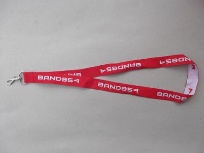 China Corporate logo gift polyester woven neck lanyards, jacquard logo, 2.0*90cm,15g,woven strap for sale