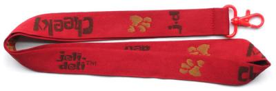 China Custom tailor polyester woven neck lanyard strap with jacquard weave logo,2*90cm,MOQ300pcs for sale