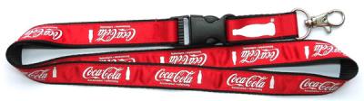 China Deluxe corporate promotion giveaway neck lanyards, Premium polyester and satin neck straps for sale