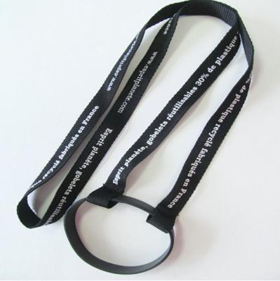 China Wholesale Polyester water bottle holder lanyards, sports drink bottle holder lanyards, for sale